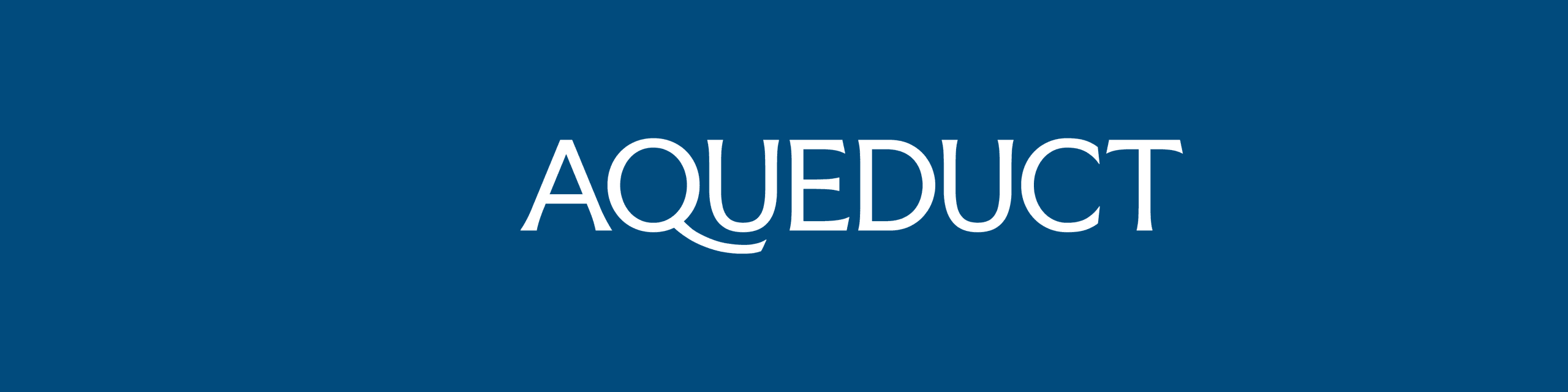 AQUEDUCT GmbH Logo - Kunde von Lanes & Planes
